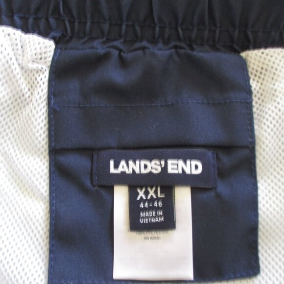 Lands' End Mens Elastic Drawstring Fully Lined Swim Trunk NWT - 44W-48W or XXL - Picture 4 of 4